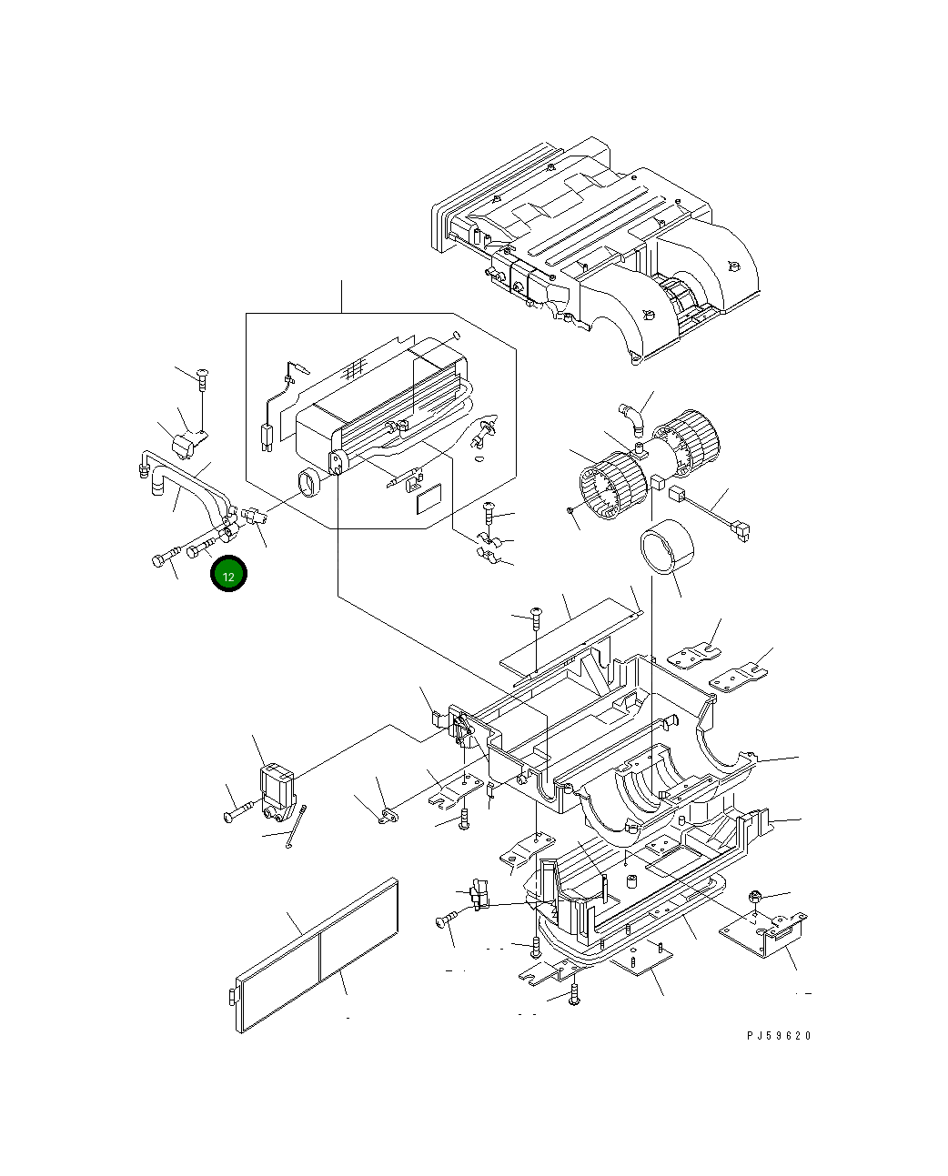 Болт TW020058-3040 Komatsu