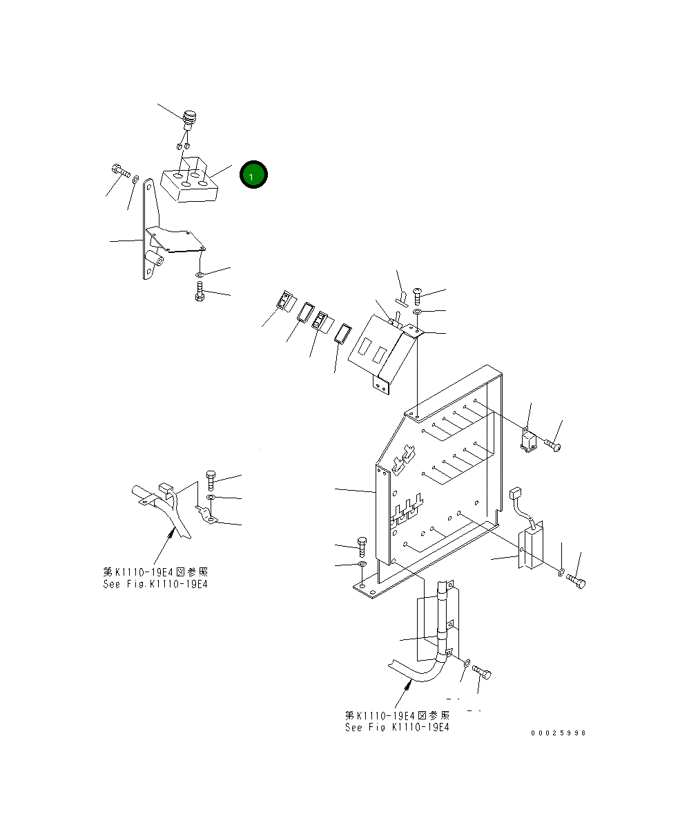 Крышка 208-06-61680  Komatsu