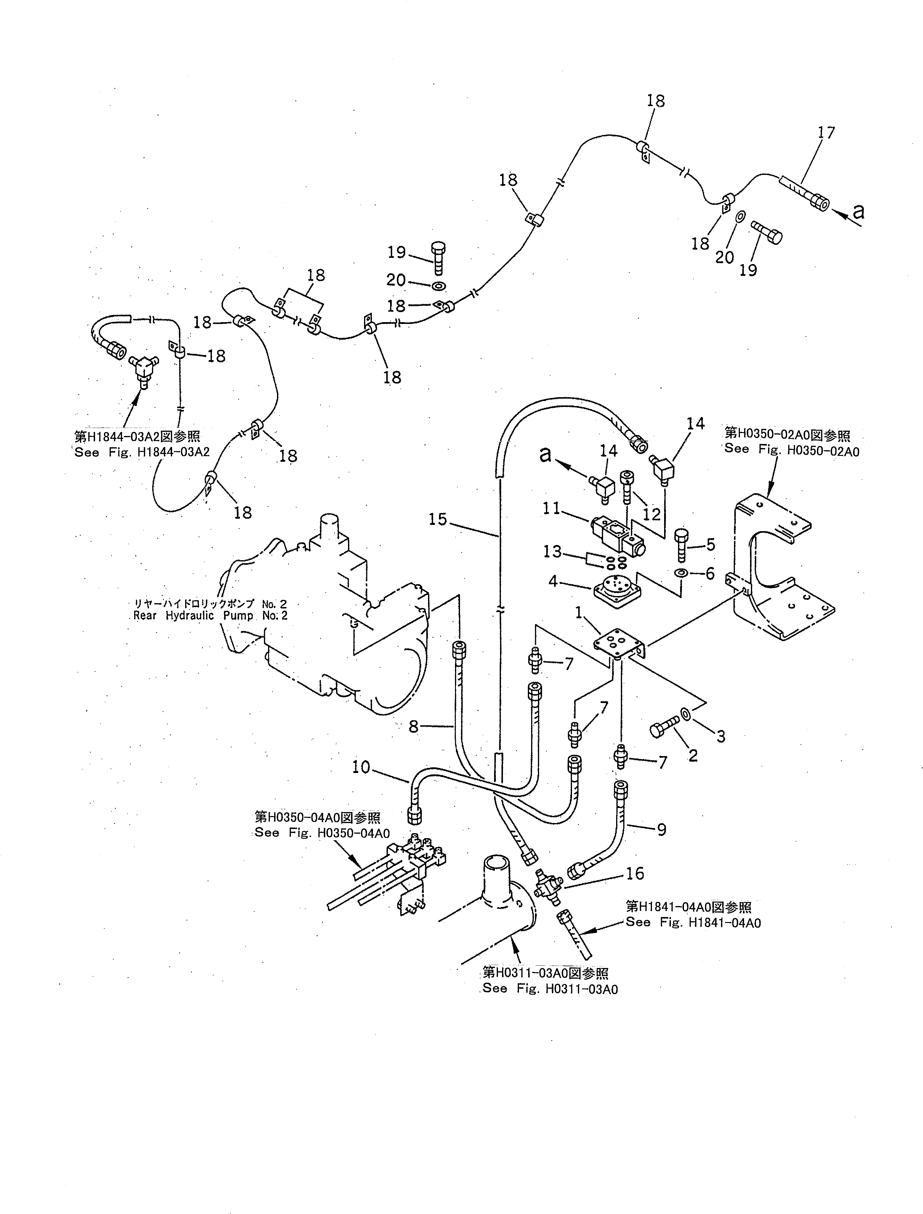 Болт 21T-09-71180 Komatsu