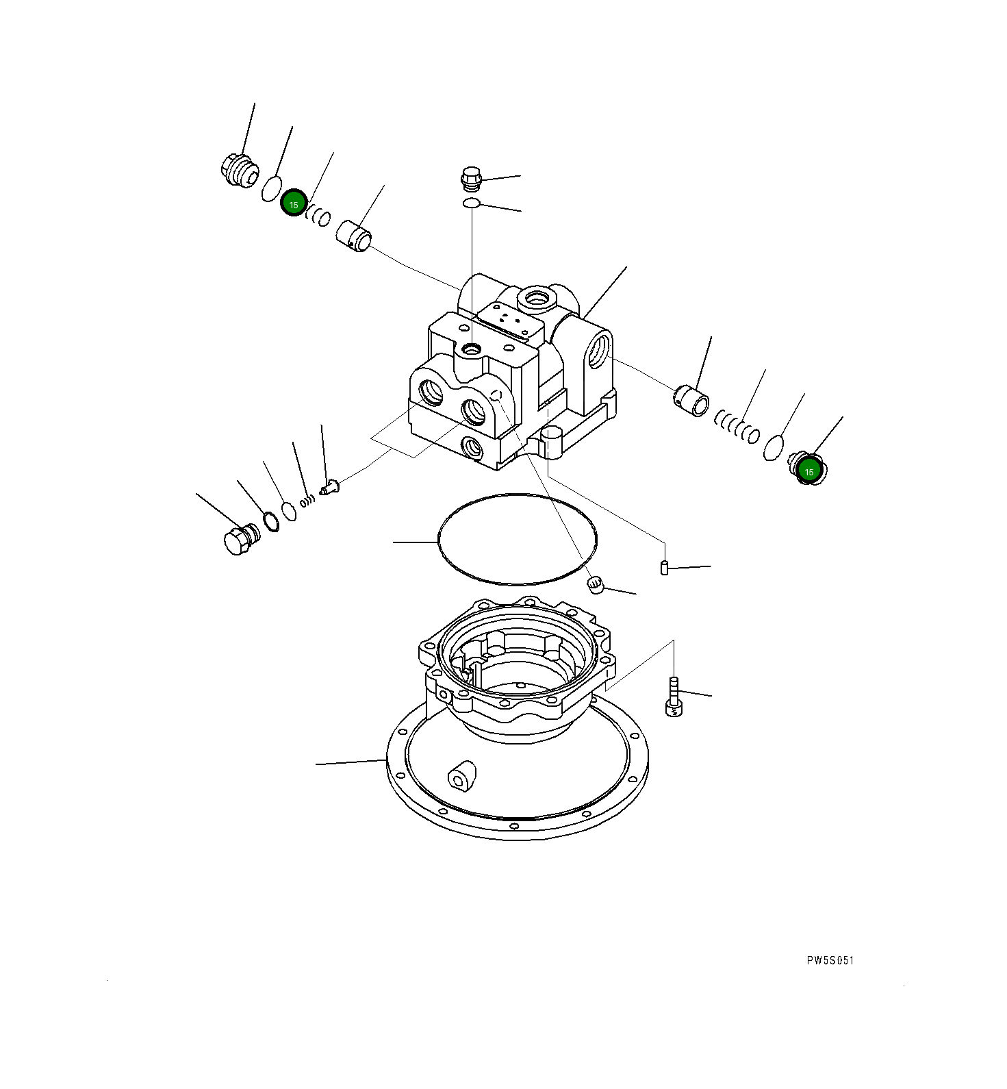 Кольцо уплотнительное (O-Ring) 07002-64234 Komatsu