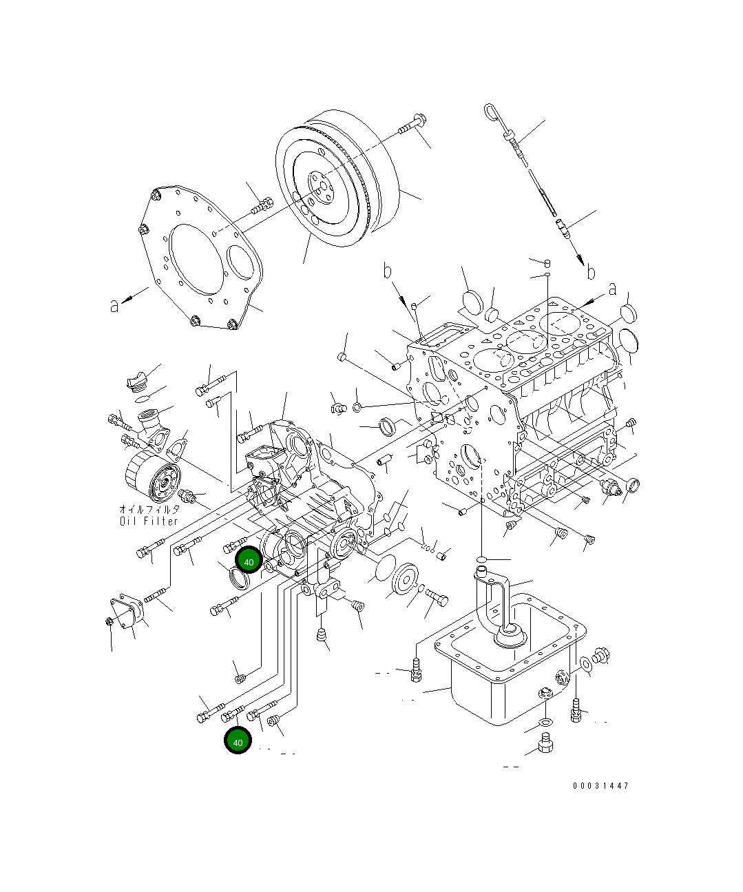 Болт 460-128  Komatsu