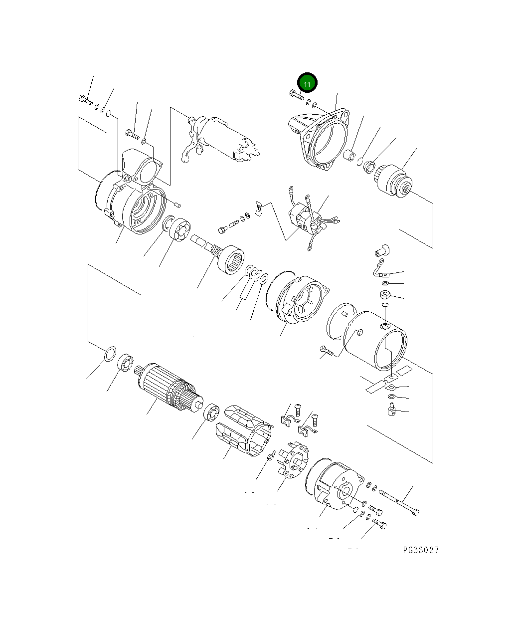 Болт KD1-0240-05225 Komatsu