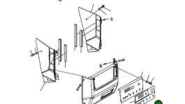 Крышка 124-54-68260 Komatsu