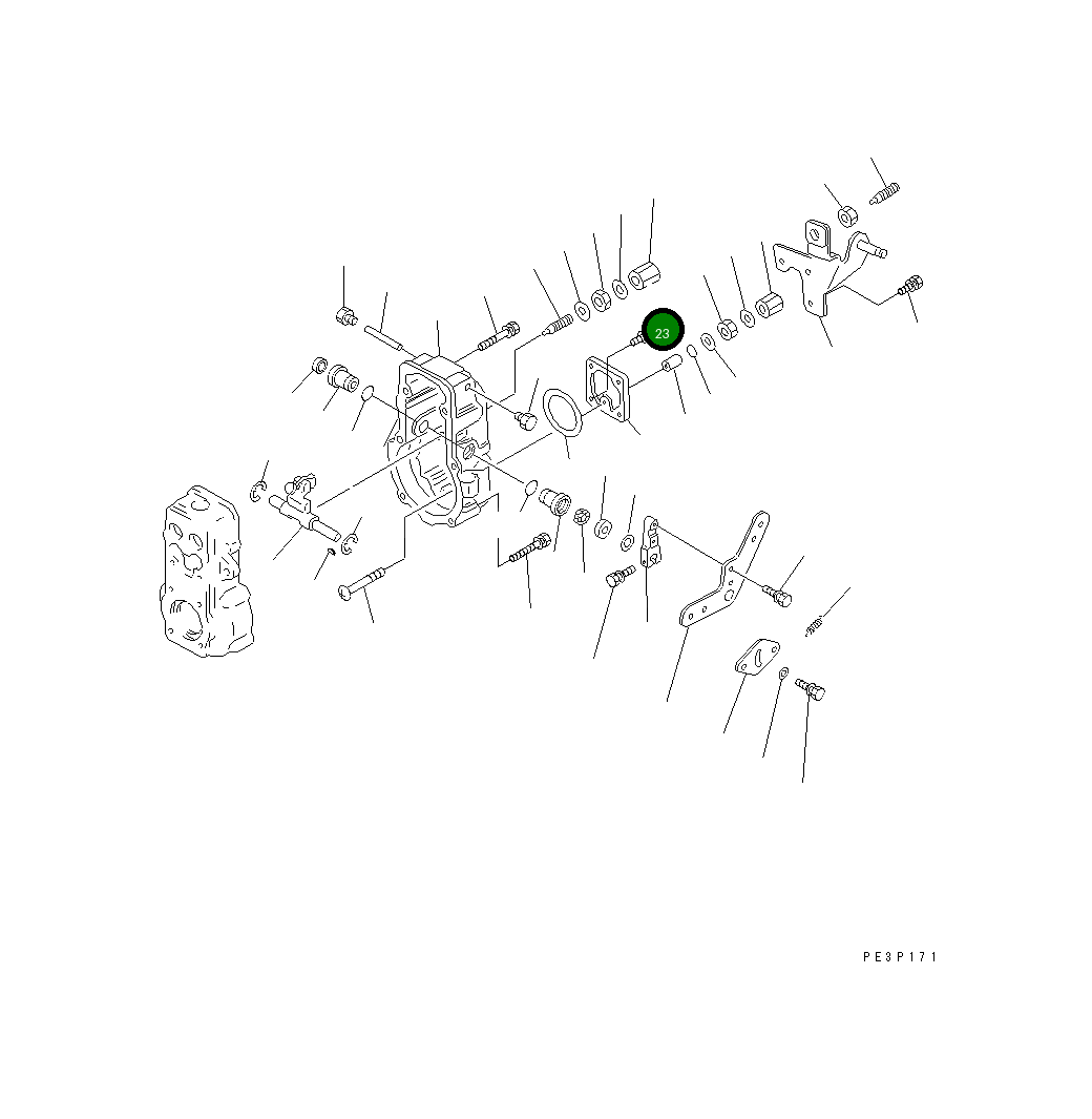 Болт ND949047-2700 Komatsu
