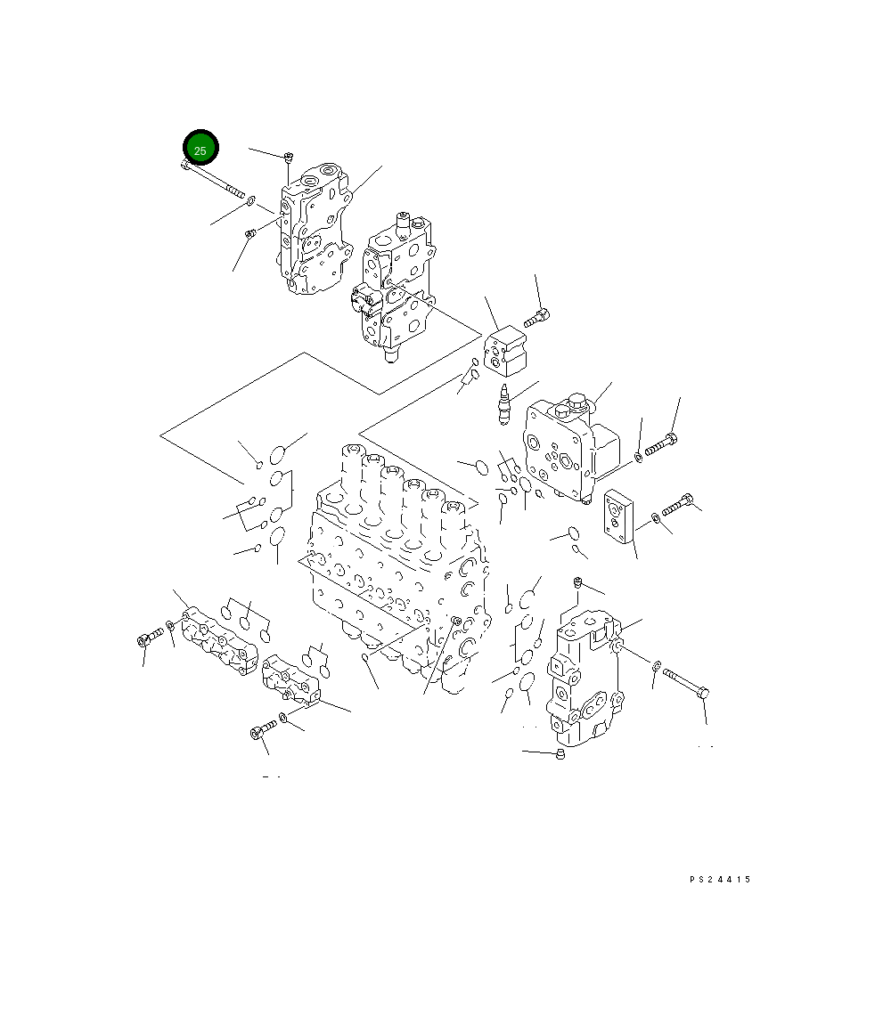 Болт 01011-61455 Komatsu