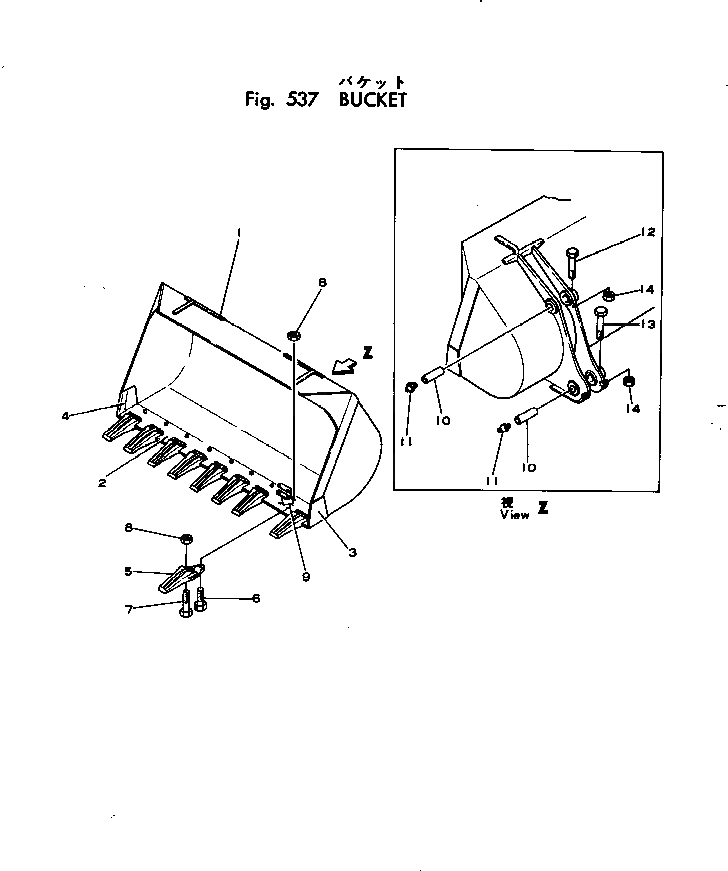 Болт 145-70-19121 Komatsu