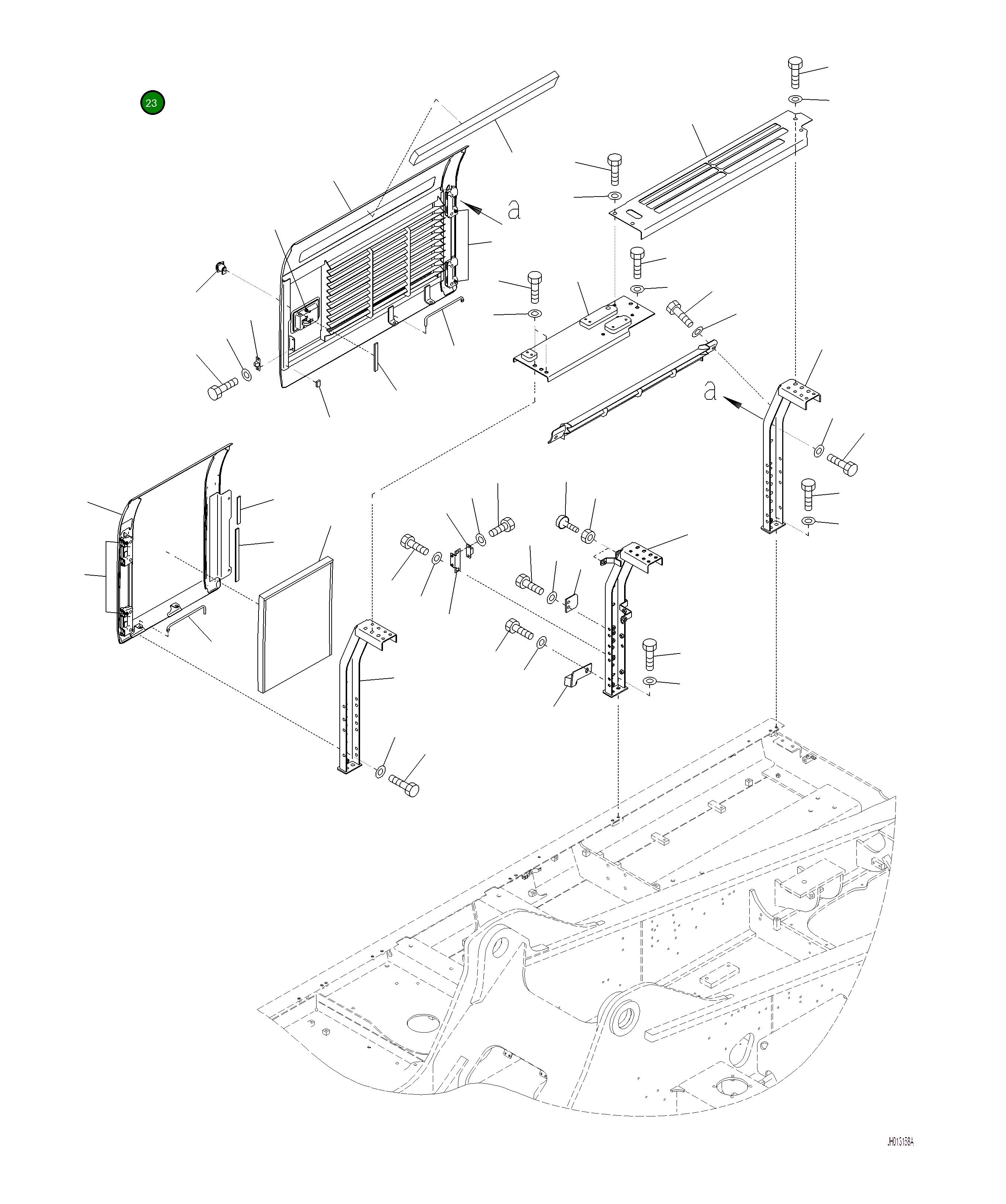Крышка 207-54-A8721 Komatsu