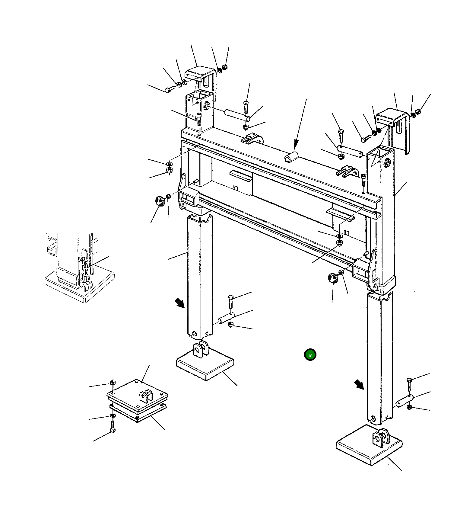 Болт 801014110 Komatsu
