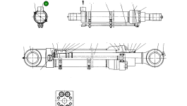 Кольцо уплотнительное (O-Ring) E6800621 Komatsu
