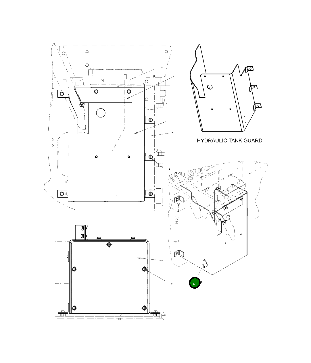 Крышка 419-60-A1640 Komatsu