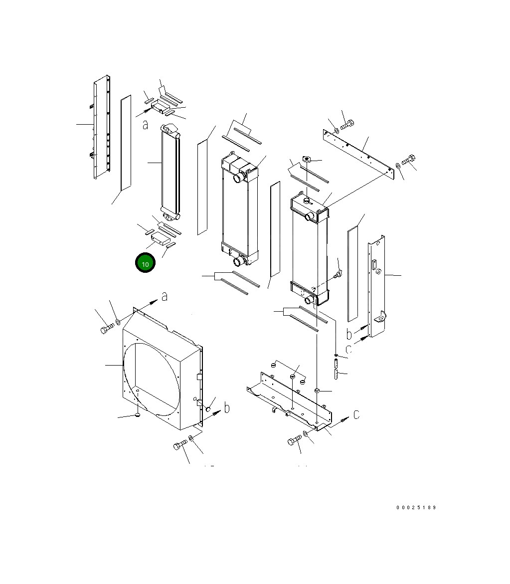 Крышка 23D-03-34160  Komatsu