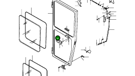 Крышка 1246 707 H2 Komatsu