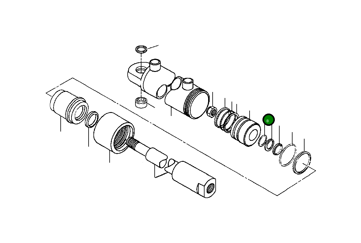 Кольцо уплотнительное (O-Ring) 30 899 Komatsu
