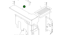 Крышка 21P-54-K5840 Komatsu