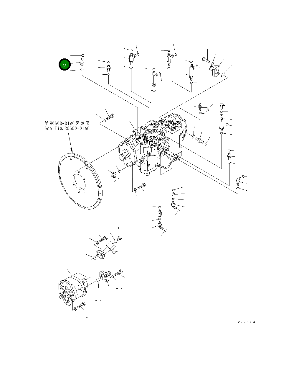 Кольцо уплотнительное (O-Ring) 11Y-62-11980 Komatsu