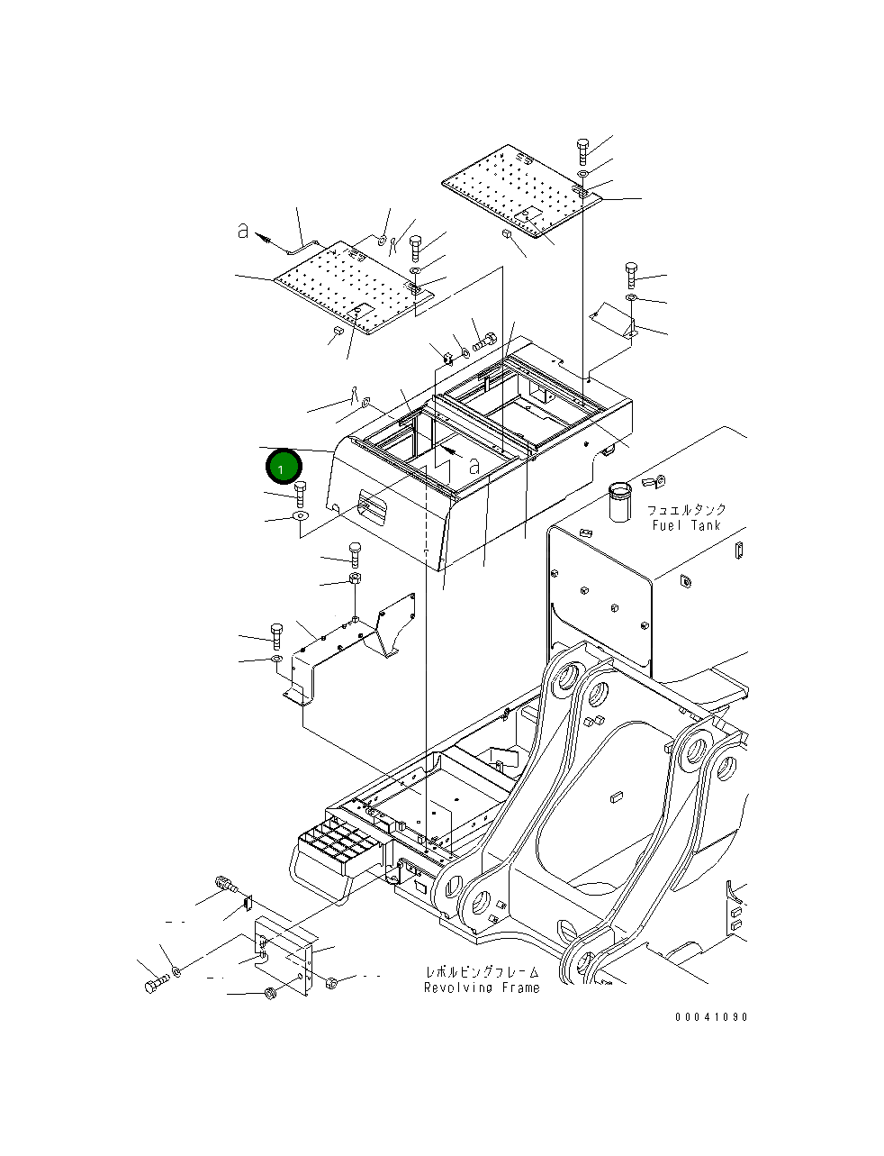 Крышка 209-54-41921 Komatsu