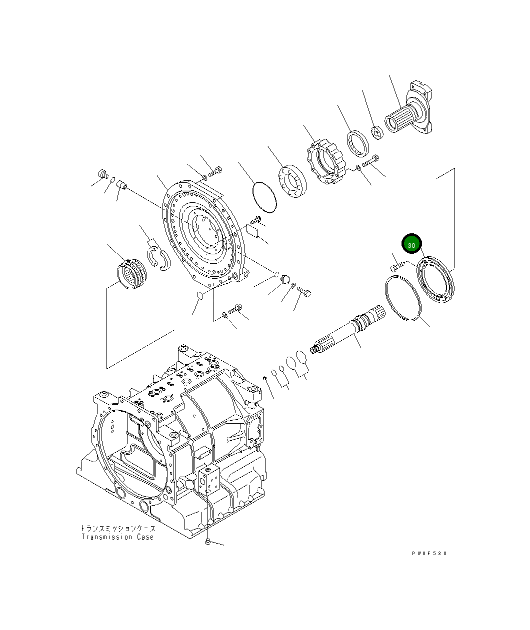 Крышка 569-15-52380 Komatsu
