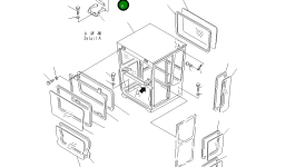 Болт 235-950-2450 Komatsu