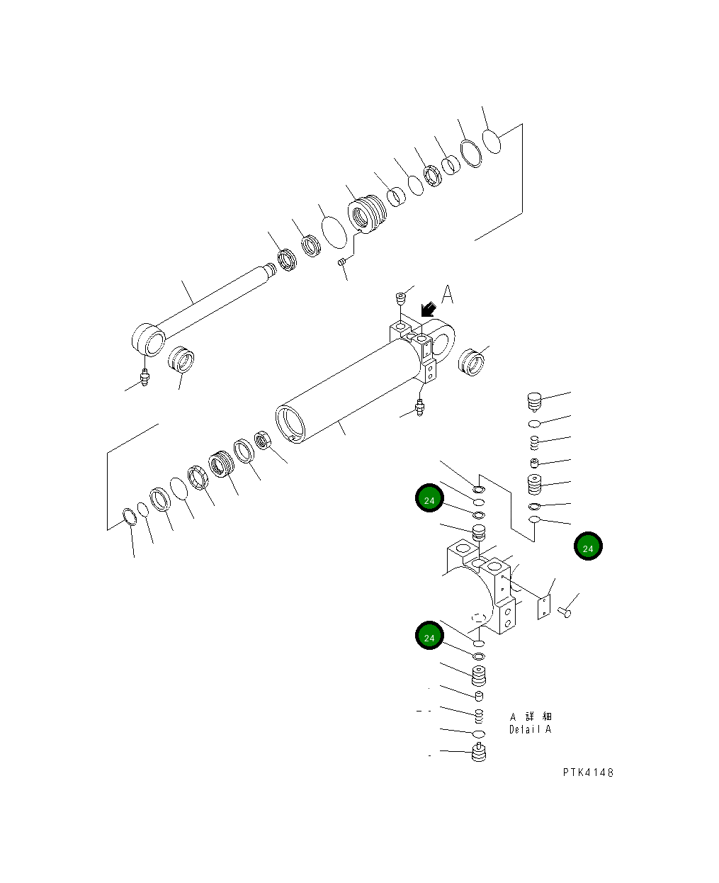 Кольцо уплотнительное (O-Ring) 20E-62-K6630 Komatsu