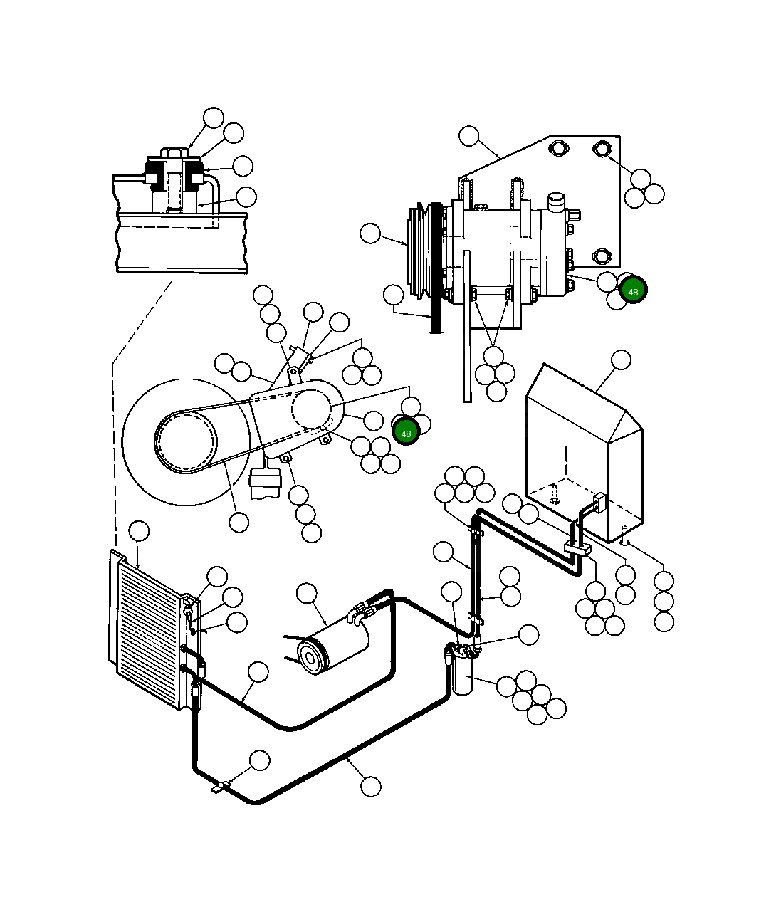 Кольцо уплотнительное (O-Ring) WA1732 Komatsu