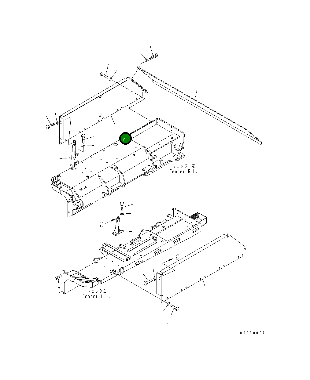 Крышка 17A-54-49250  Komatsu