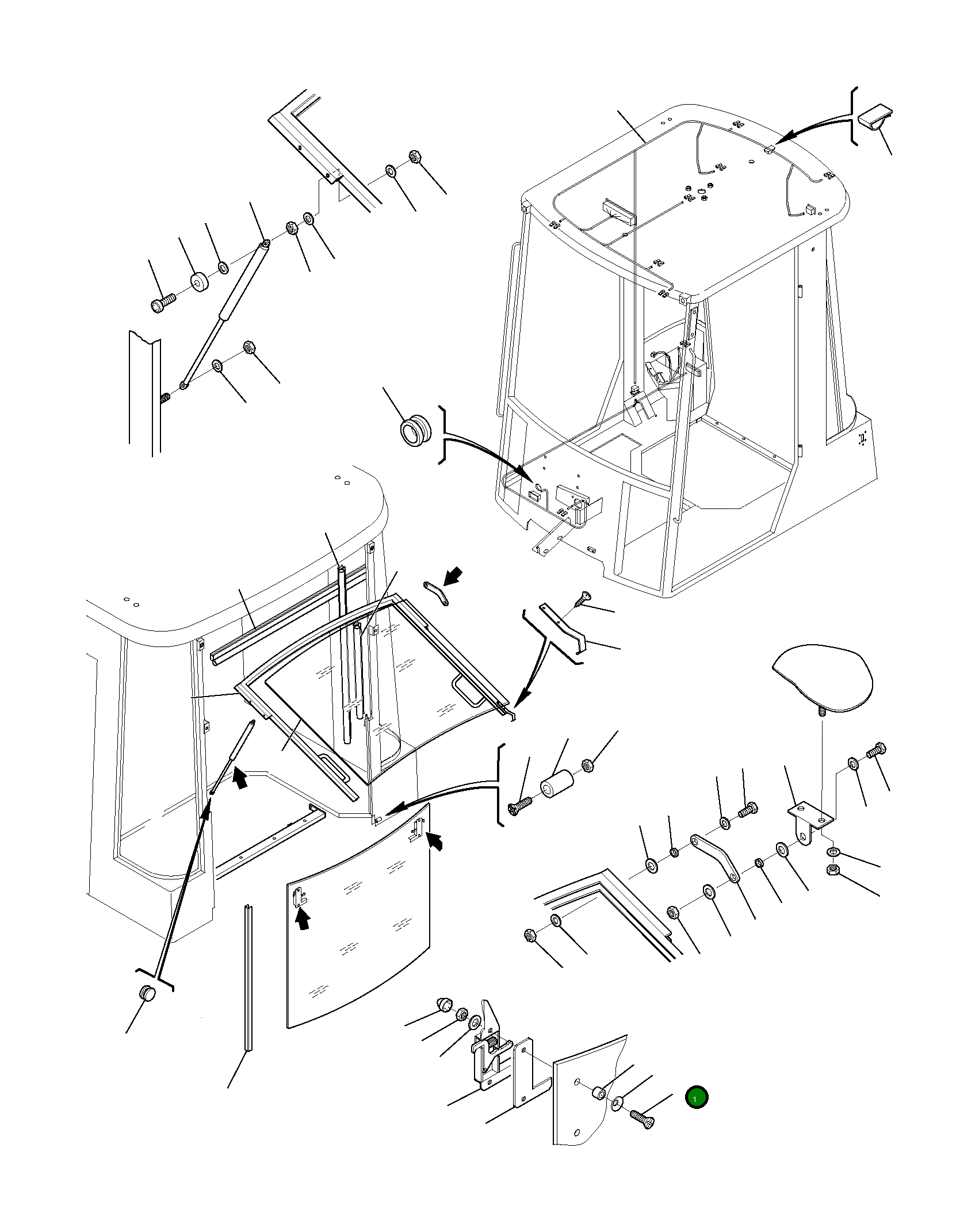 Болт 801250161 Komatsu