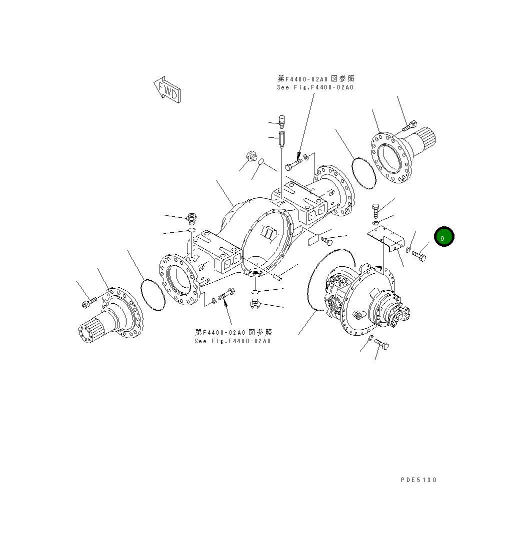 Болт 01010-61455 Komatsu