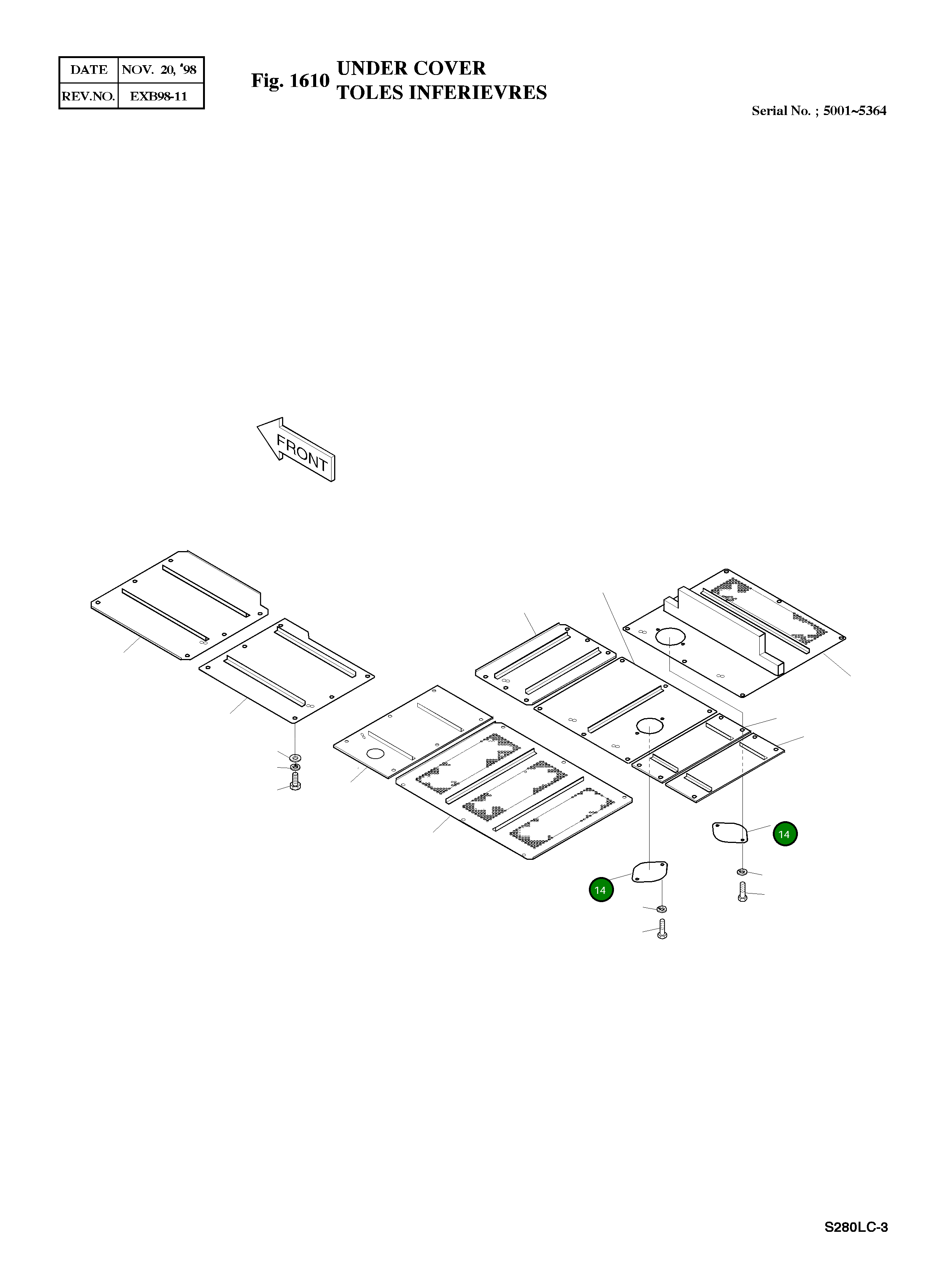 Крышка 2621-2420A Komatsu