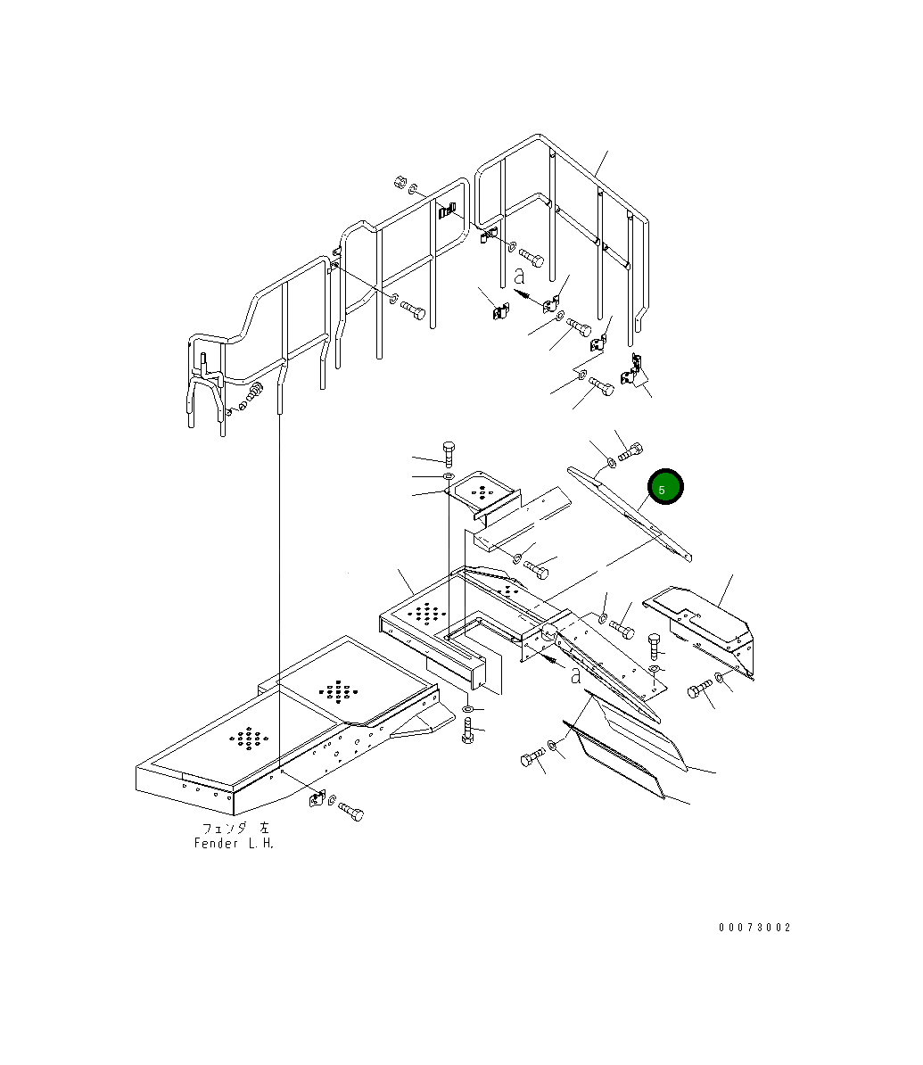 Крышка 426-54-34353 Komatsu