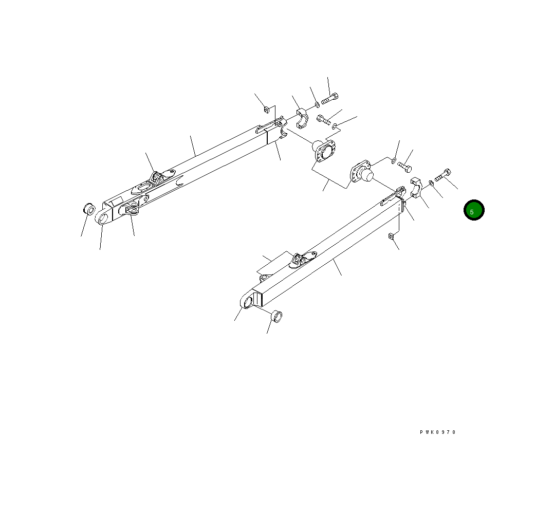 Болт 01011-82475 Komatsu