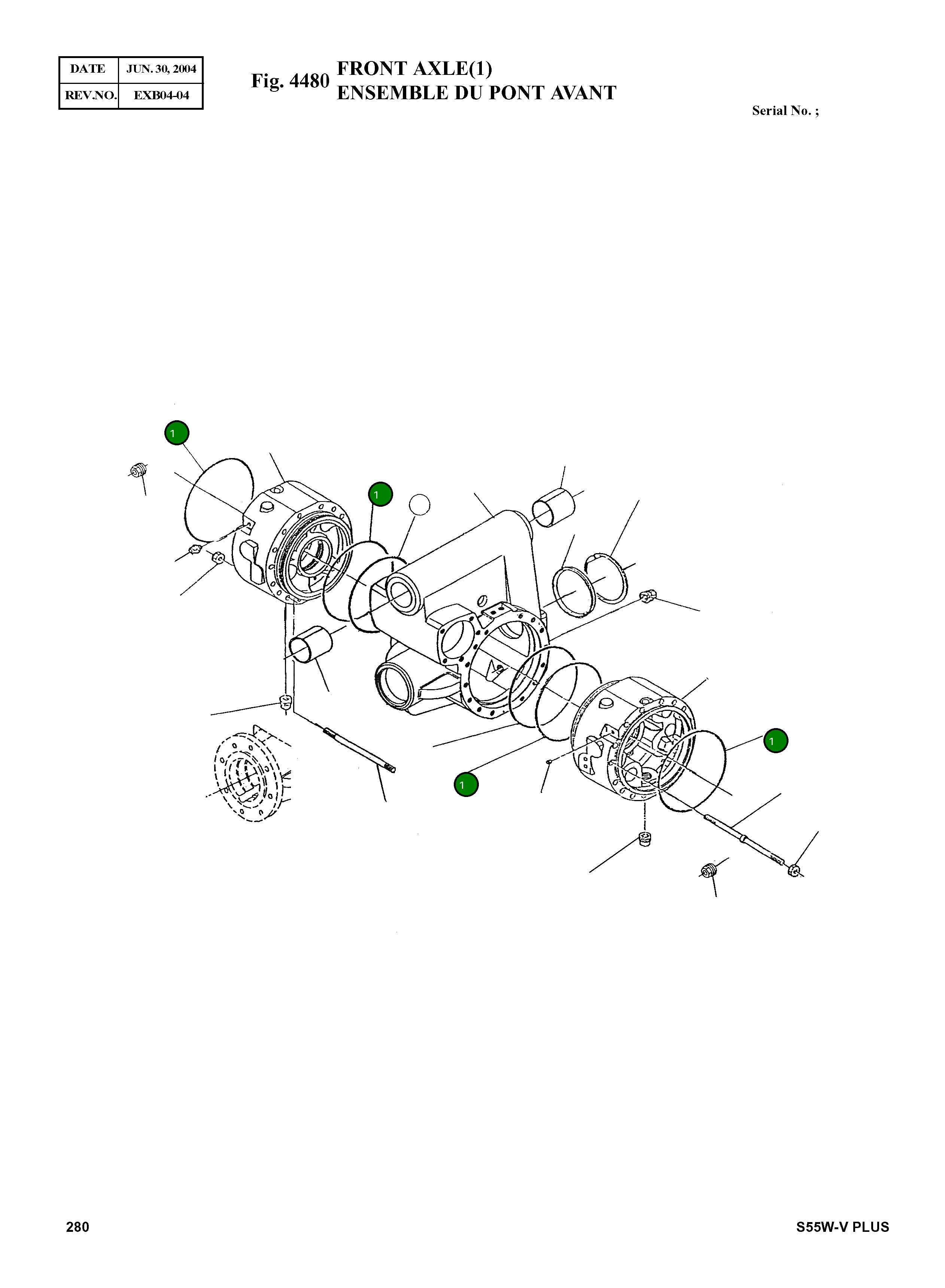 Кольцо уплотнительное (O-Ring) 171.07.053.01 Komatsu