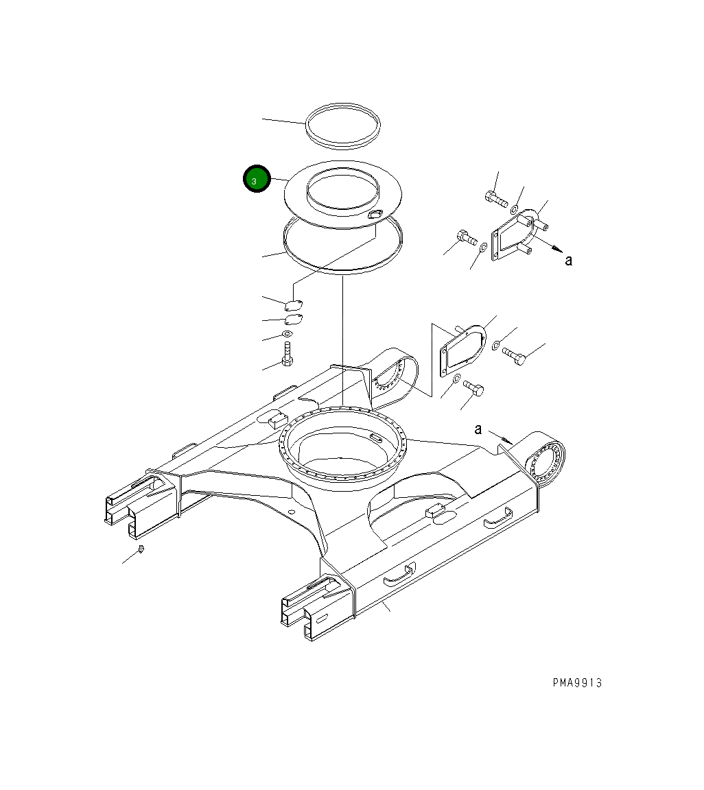 Крышка 21Y-30-17260 Komatsu