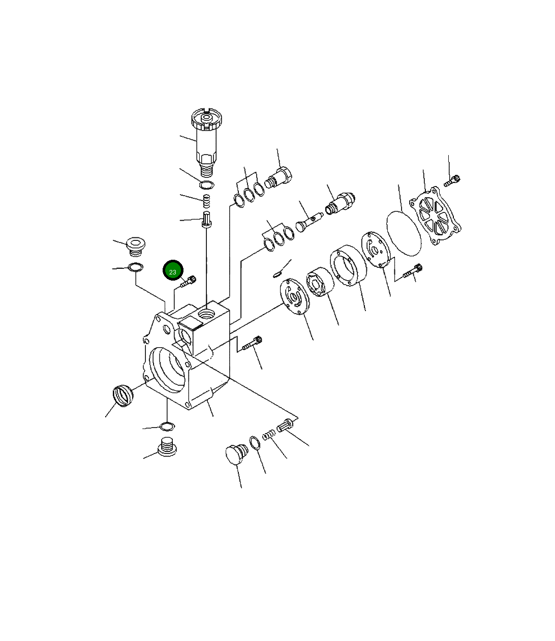 Болт ND494044-3320 Komatsu