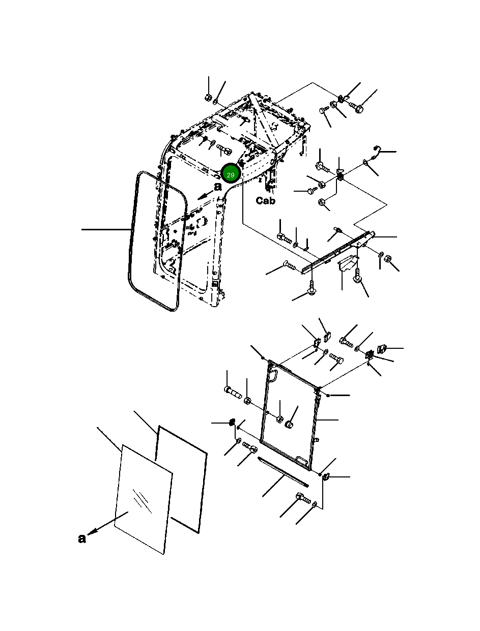 Болт 01252-80625 Komatsu