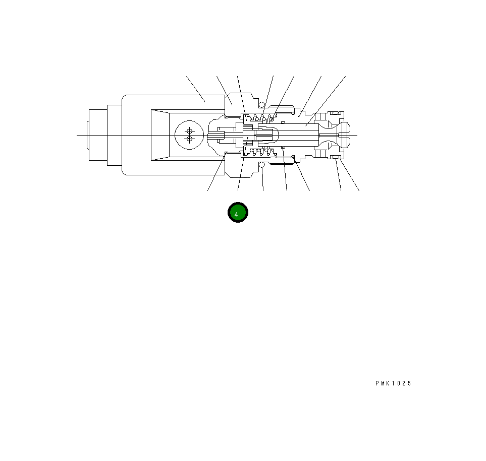 Болт UC1100516666 Komatsu