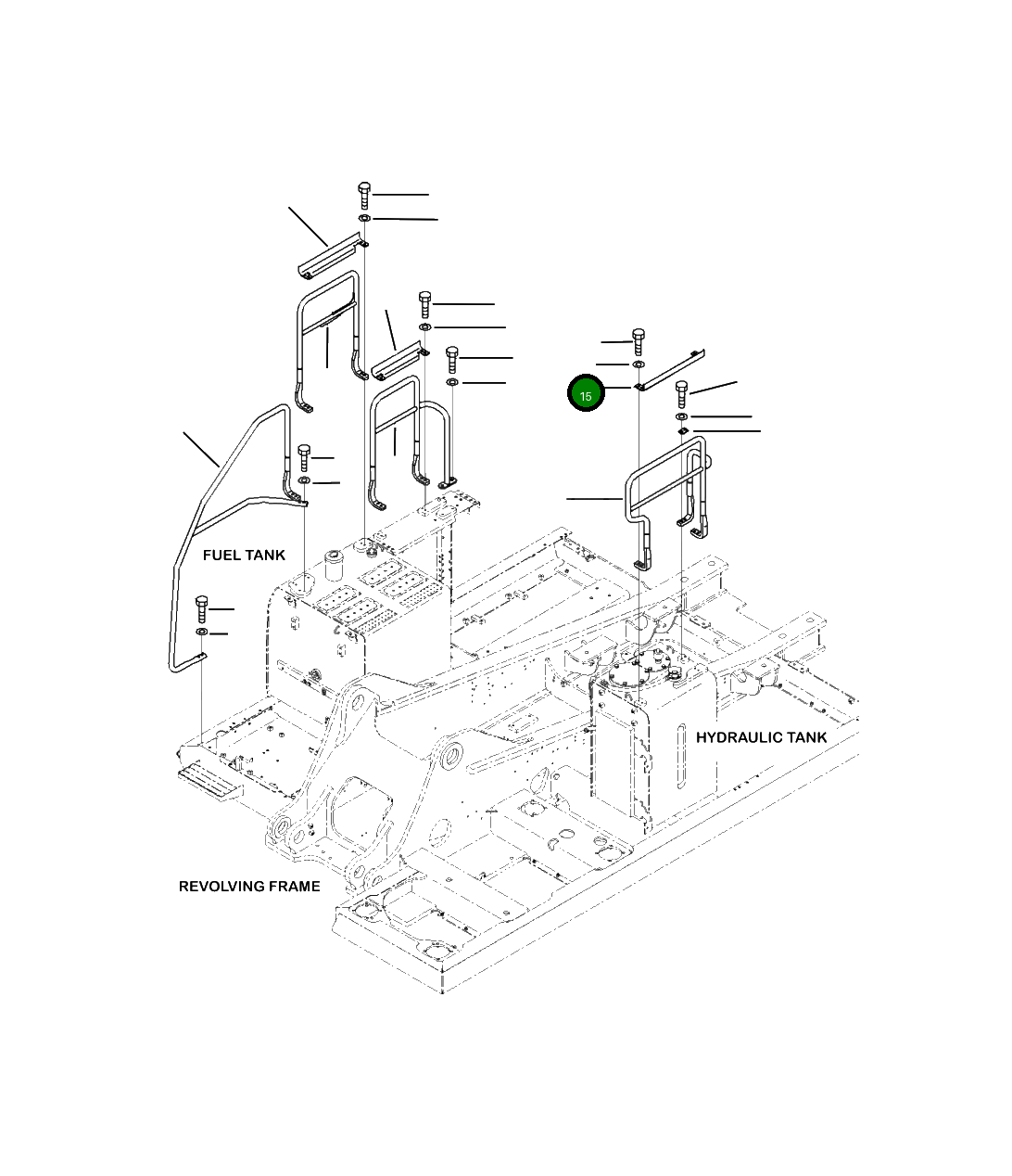 Крышка 207-54-43371 Komatsu