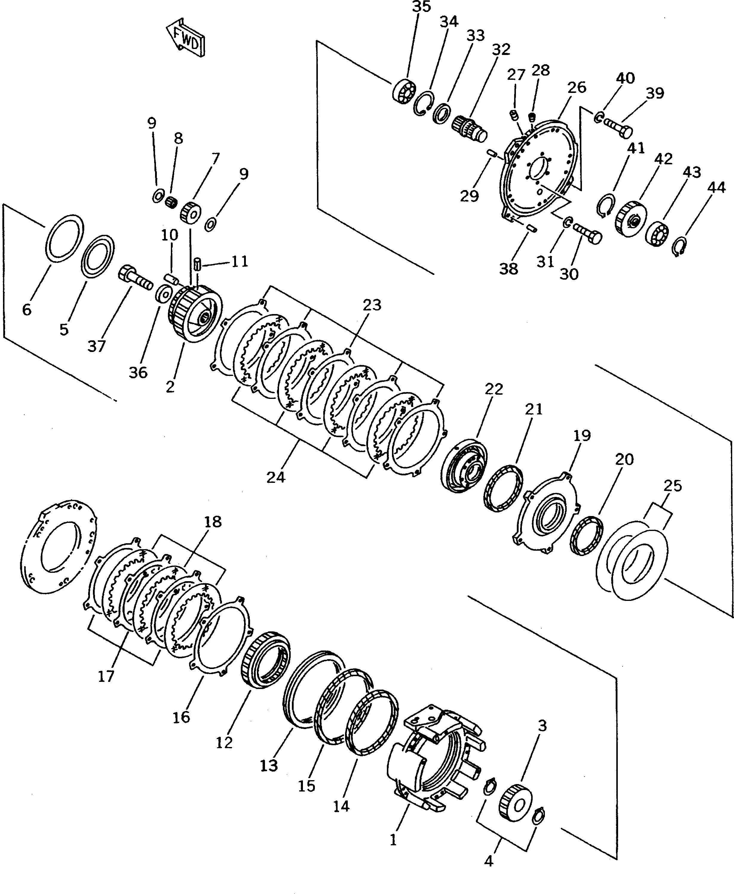 Болт 01050-51270  Komatsu