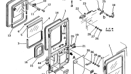 Болт 412-54-16850 Komatsu