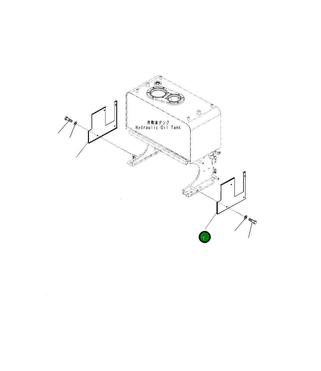 Крышка 421-54-51910 Komatsu