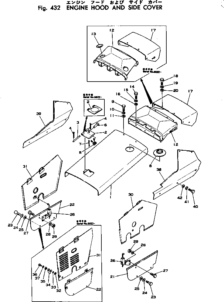 Крышка 135-54-21430  Komatsu