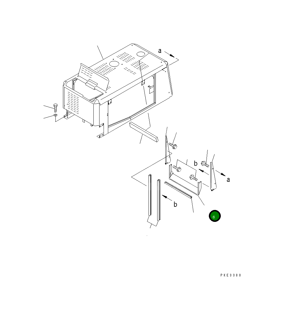 Крышка 419-54-21690  Komatsu