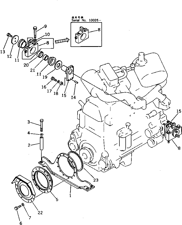 Болт 21T-09-11280 Komatsu
