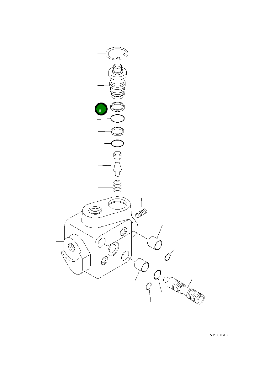 Кольцо 20E-60-K6320 Komatsu