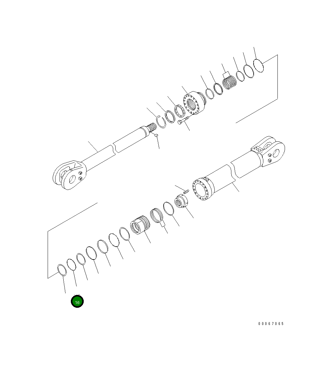 Кольцо уплотнительное (O-Ring) DM50181298 Komatsu