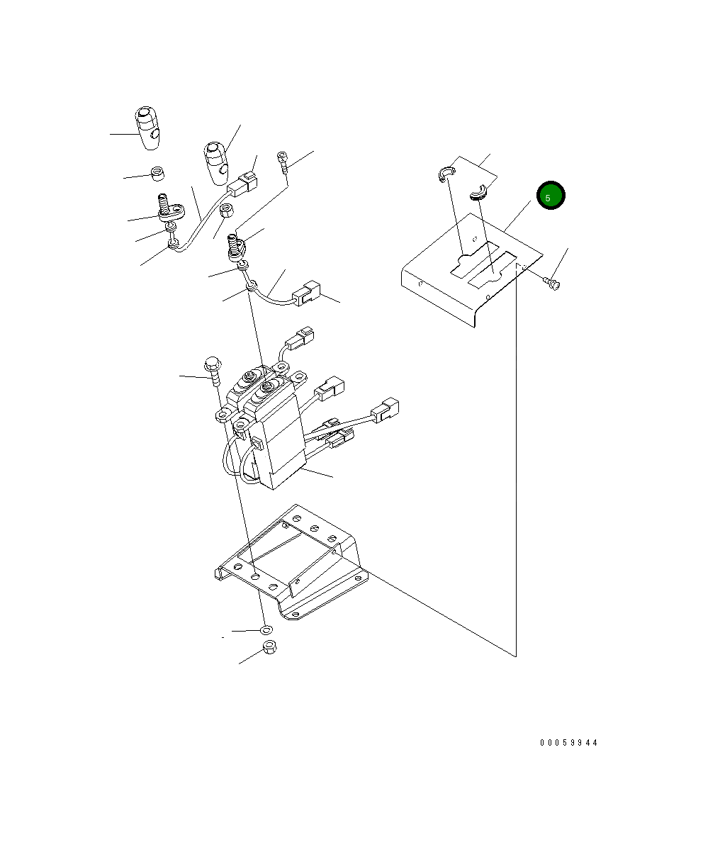 Крышка 426-43-38162 Komatsu