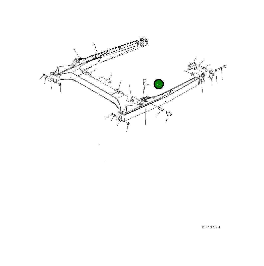 Болт 01051-31200 Komatsu
