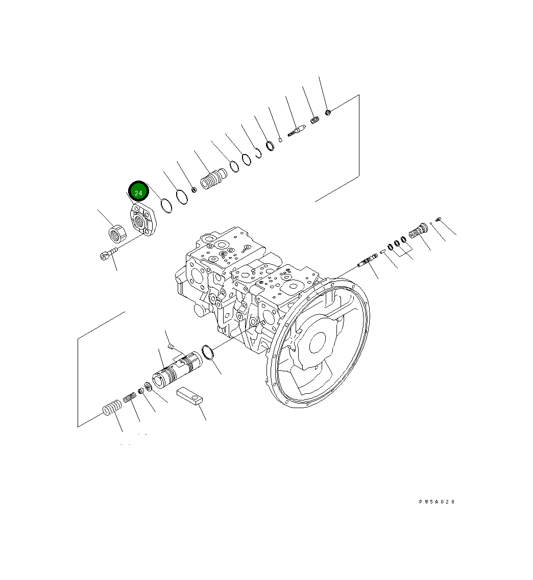 Кольцо 708-2L-35750  Komatsu