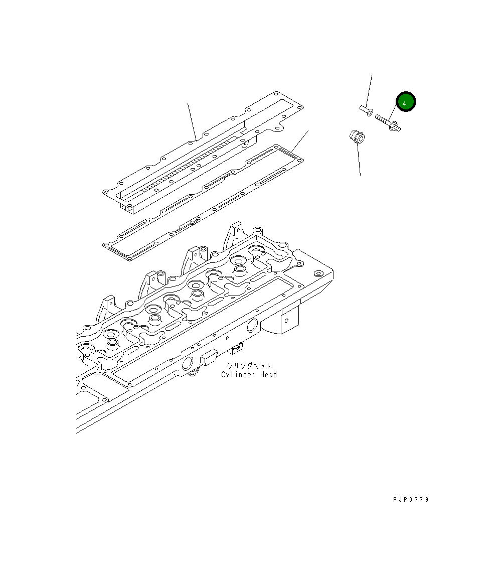 Болт 1304816H1  Komatsu