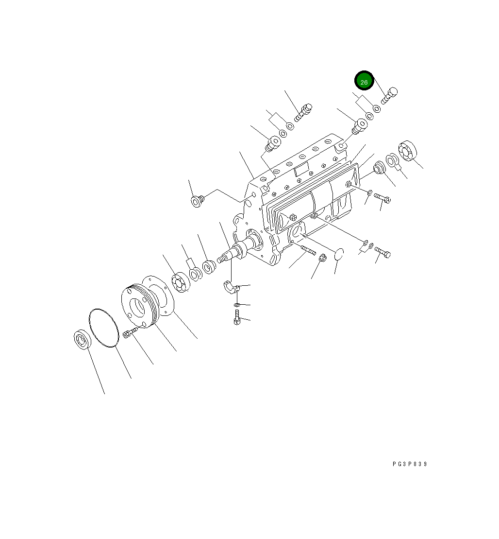 Болт DK131401-0120 Komatsu