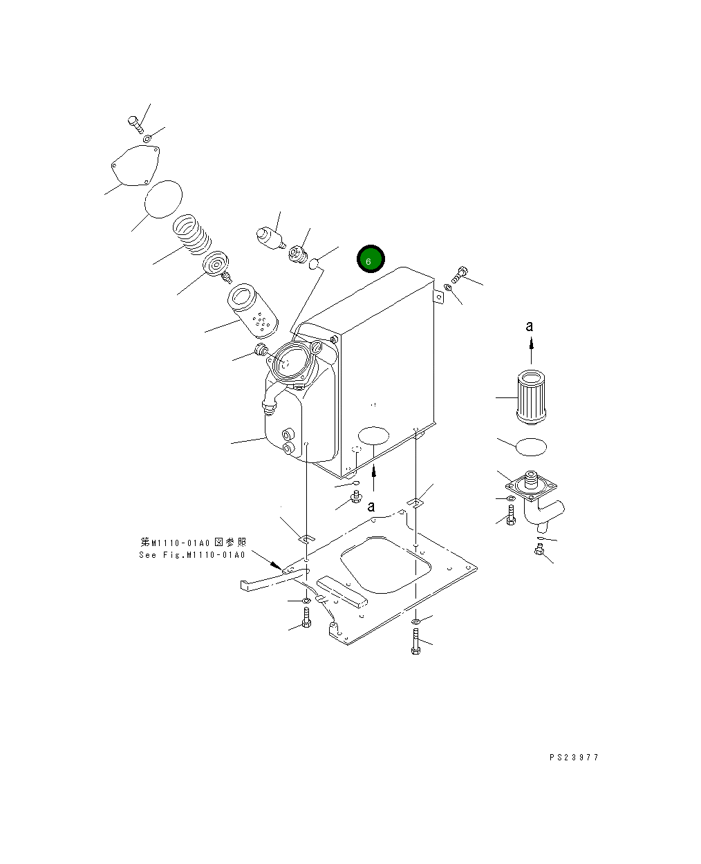 Кольцо уплотнительное (O-Ring) 07002-04234  Komatsu